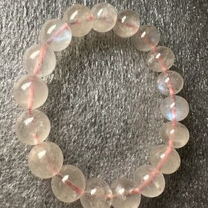 Clear Beaded Bracelet